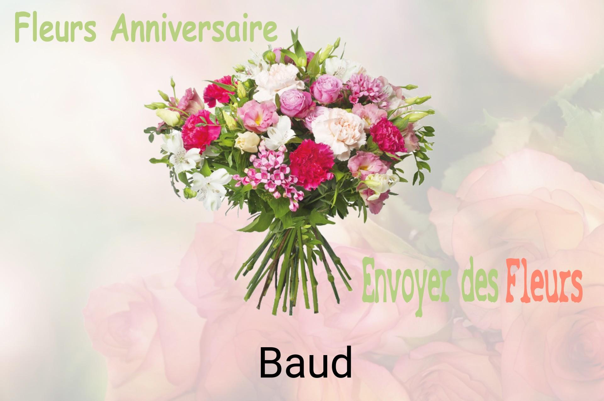 Bouquet de fleurs d’anniversaire livré à Baud